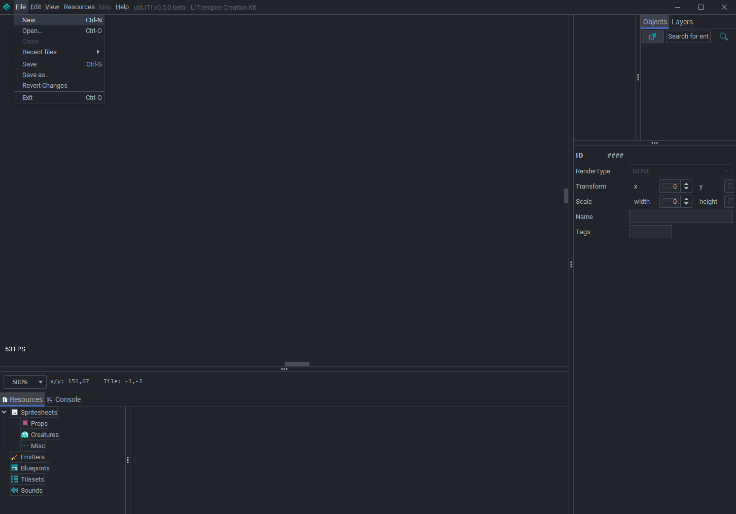 utiLITI Create Project