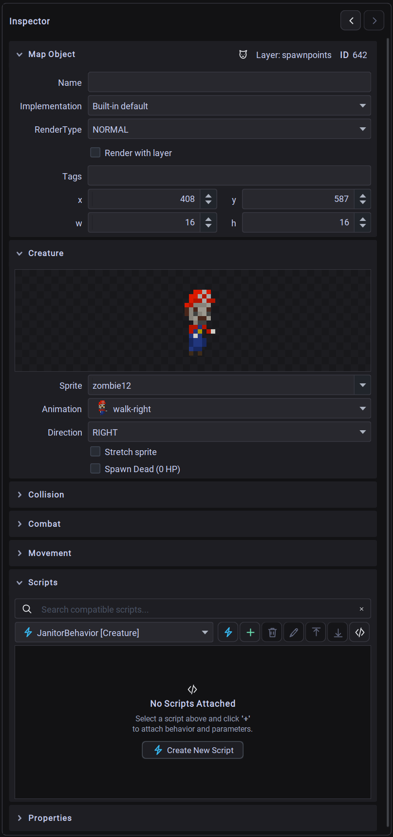 utiLITI Entity Inspector Panel